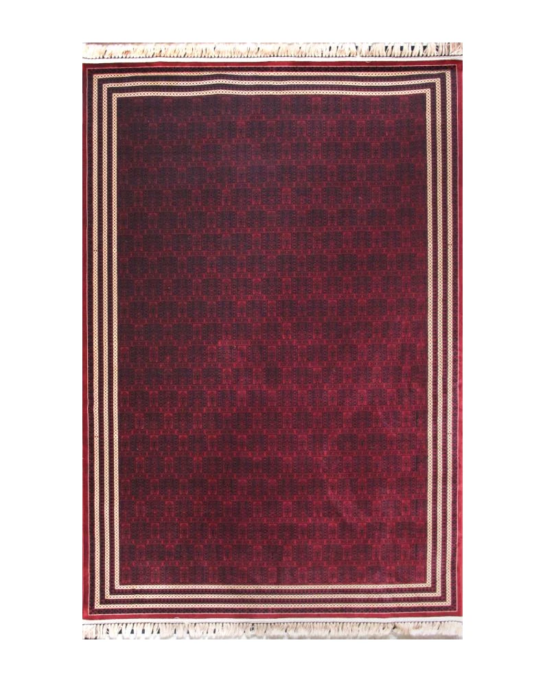 Machine-made red Persian Baluch Rug